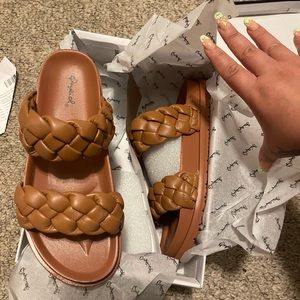 Braided sandals new